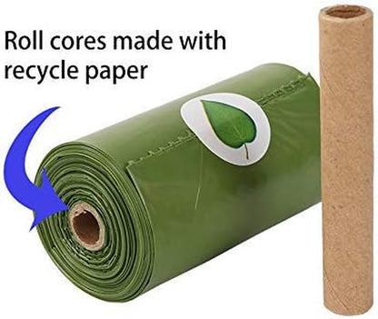 Dog Poop Bag, Biodegradable Poop Bags for Pets - Disposable Pet Waste, Compostable Pet Waste Bags, Eco-Friendly Leak Proof, Fits for Dogs and Cat (150 Bags/10 Rolls)